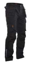 Afbeeldingen van JOBMAN 2322 TROUSERS HP ZWART/ZWART C46