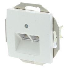 Afbeeldingen van M INB Contactdoos TE/DA Cat6a 2x8 tbv B S1 PW
