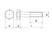 Afbeeldingen van Bout Din 931 8.8 EV M 16 X 140 - 25