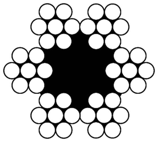 Afbeeldingen van Staalkabel 05mm / 6x7+1TWK / verzinkt / rol 7