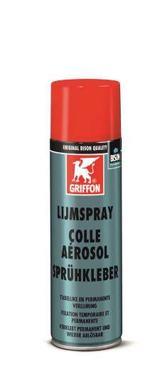 Afbeeldingen van Griffon Lijmspray Spuitbus 500 ml NL/FR/DE