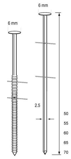 Afbeeldingen van Coilnagel rncw25 ring nk 60mm ds 9mille