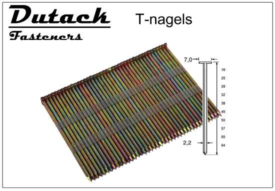 Afbeeldingen van T-nagel tn22 cnk 57mm ds 1mille