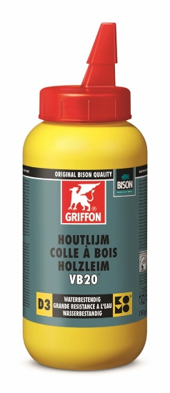 Afbeeldingen van Griffon Houtlijm VB20® Flacon 750 g NL/FR/DE