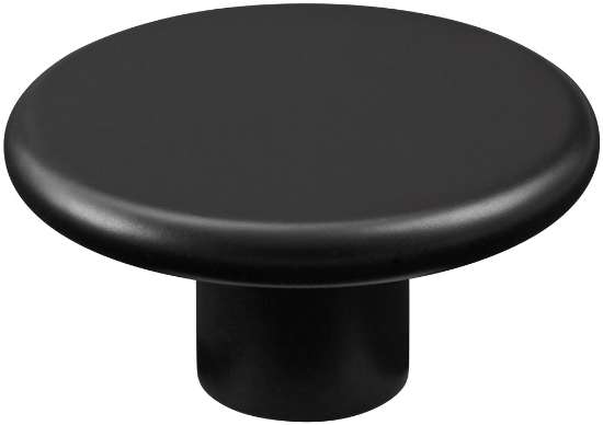 Afbeeldingen van KNOP ROND 50MM ZWART