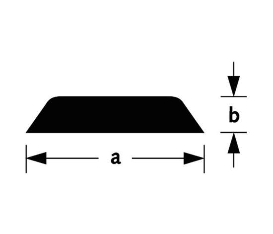 Afbeeldingen van Afdekprof a25 brute 25x4mm 2m