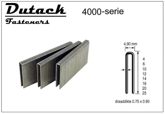 Afbeeldingen van Niet serie 4000 cnk 25mm doos 5mille