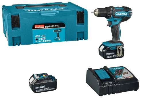 Afbeeldingen van Makita Boor- en schroefmachine accu 18V DDF48