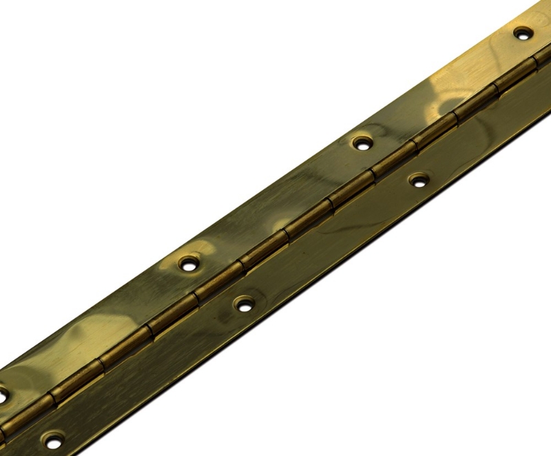 Afbeeldingen van Pianoscharnier / 0,7x32x1000 mm / staal verme