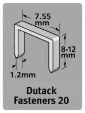 Afbeeldingen van Niet serie 20 cnk 10mm blister/1000 st.