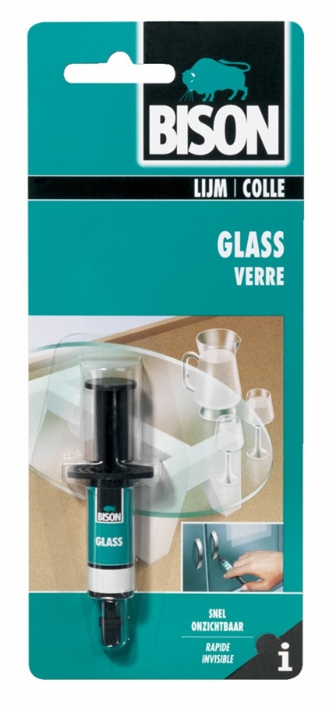 Afbeeldingen van Glaslijm Glass 2ml spuit op kaart