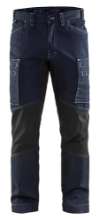 Afbeeldingen van Service werkbroek denim stretch C44 Marinebla