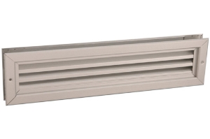 Afbeeldingen van ALU deurrooster 470x121mm geanodiseerd