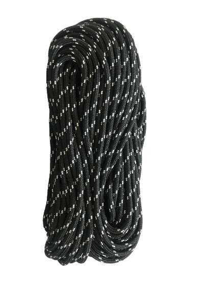 Afbeeldingen van Grisport veters 140cm bulk - 140 Black/Grey