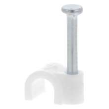 Afbeeldingen van Q-Link® Kabelclip rond 4mm wit (300)