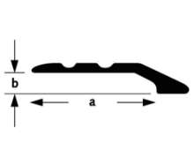 Afbeeldingen van alfer® afdekstrip zil.ano 30x5mm 1m