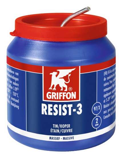 Afbeeldingen van Griffon Resist-3® Draadsoldeer Tin/Koper 97/3