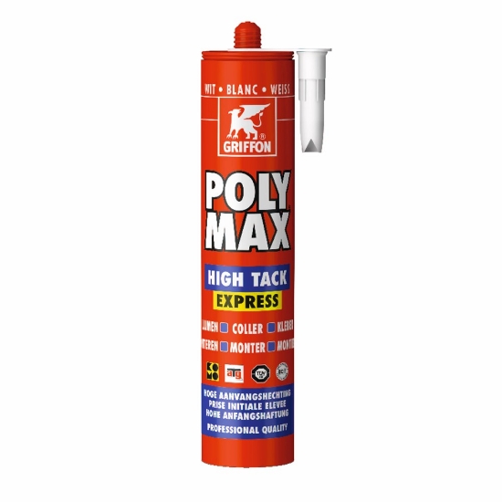 Afbeeldingen van Griffon Poly Max® High Tack Expr. Wit 435g