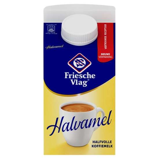 Afbeeldingen van FRIESCHE VLAG HALVAMEL KOFFIEMELK 455ML