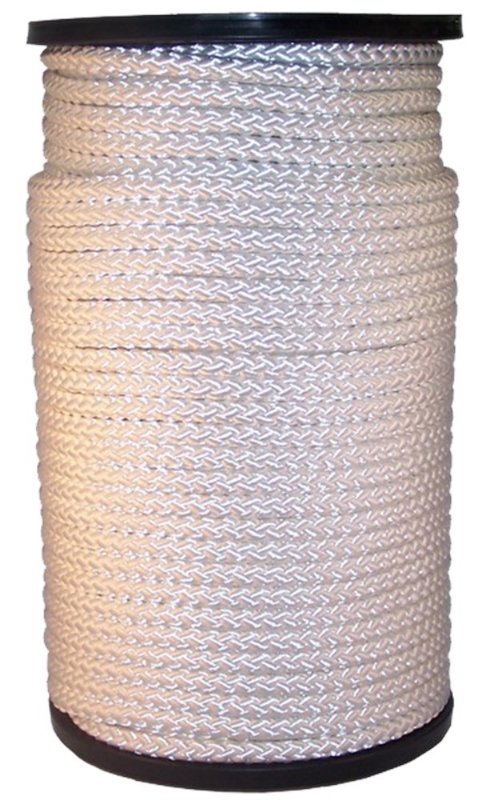 Afbeeldingen van NYLON KOORD GEVLOCHTEN MET KERN WIT 200M 6MM