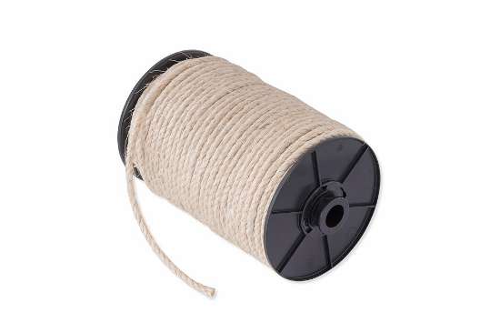 Afbeeldingen van Sisal 3-strengs 06mm / naturel / rol 60 meter