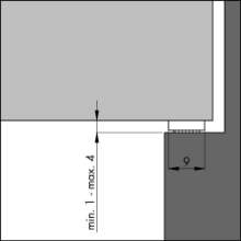 Afbeeldingen van Tochtband I-zwart 7,5 (duurzaam schuim)