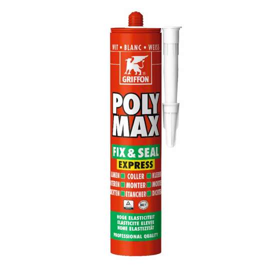 Afbeeldingen van Griffon Poly Max® Fix & Seal Express Wit Koke