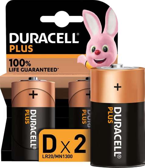 Afbeeldingen van DURACELL PLUS POWER ALKALINE D 1,5V LR20 MN13