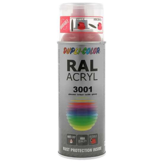 Afbeeldingen van Acryl hoogglans RAL 3001 signaalrood 400ml