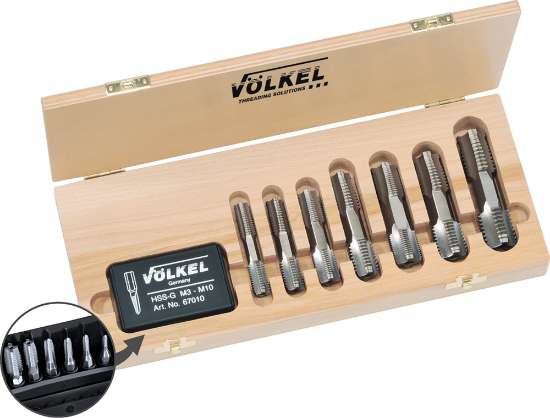 Afbeeldingen van VÖLKEL HEXTAP-SET TAP MULTI-DRIVE M3 - 20 HSS