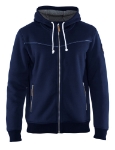 Afbeeldingen van Hoodie met warme voering M Marineblauwlauw M