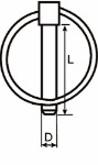 Afbeeldingen van Borgpen / 10 mm / verzinkt