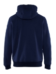 Afbeeldingen van Hoodie met warme voering M Marineblauwlauw M
