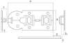 Afbeeldingen van Rolschuif / 66x160 mm / schootdikte 6 mm / vl