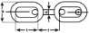 Afbeeldingen van Voetketting op bundel / lange schakel Type 76