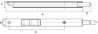 Afbeeldingen van Bascule kantschuif / type 896 / 250x20x15 mm 