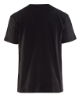 Afbeeldingen van T-shirt bi-colour XXL Zwart/Grijs