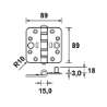 Afbeeldingen van AXA Smart-easyf/89x89/3mm/skg/ongm/tgs