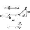 Afbeeldingen van AXA Axaflex/20mm/zwart/rvs ean