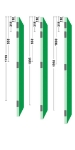 Afbeeldingen van AXA Scharnier/ongel/3mm/89x89/skgongm/tgs