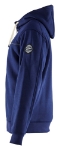 Afbeeldingen van Hoodie met warme voering M Marineblauwlauw M