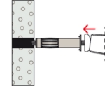 Afbeeldingen van METALEN HOLLEWANDPLUG HM 6X52 S MET SCHROEF (
