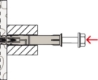 Afbeeldingen van Kozijn-/Constructieplug SXR 10x180 FUS