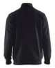 Afbeeldingen van SWEATSHIRT BI-COLOUR MET HALVE RITS ZWART/ROO