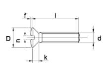 Afbeeldingen van Schroef Din 964 A2 M 6 X 60 - 100