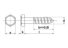 Afbeeldingen van Bout Din 571 4.6 EV 10 X 220 - 25