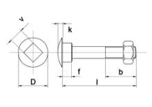 Afbeeldingen van Bout Din 603/555 EV M 10 X 90 - 100