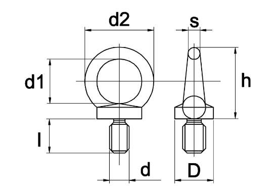 Afbeeldingen van Bout Din 580 A2 M 12 - 25