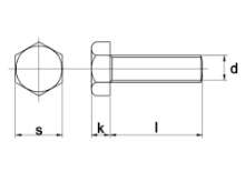 Afbeeldingen van Bout Din 933 8.8 EV M 10 X 16 - 200