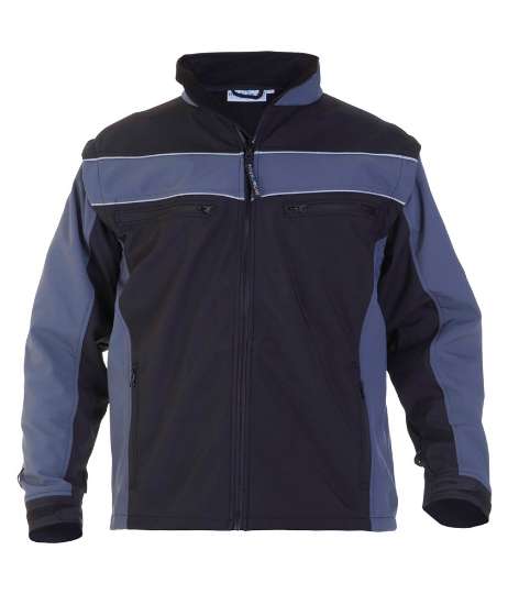 Afbeeldingen van Hydrowear softshell Rome  - Zwart - Grijs  - 